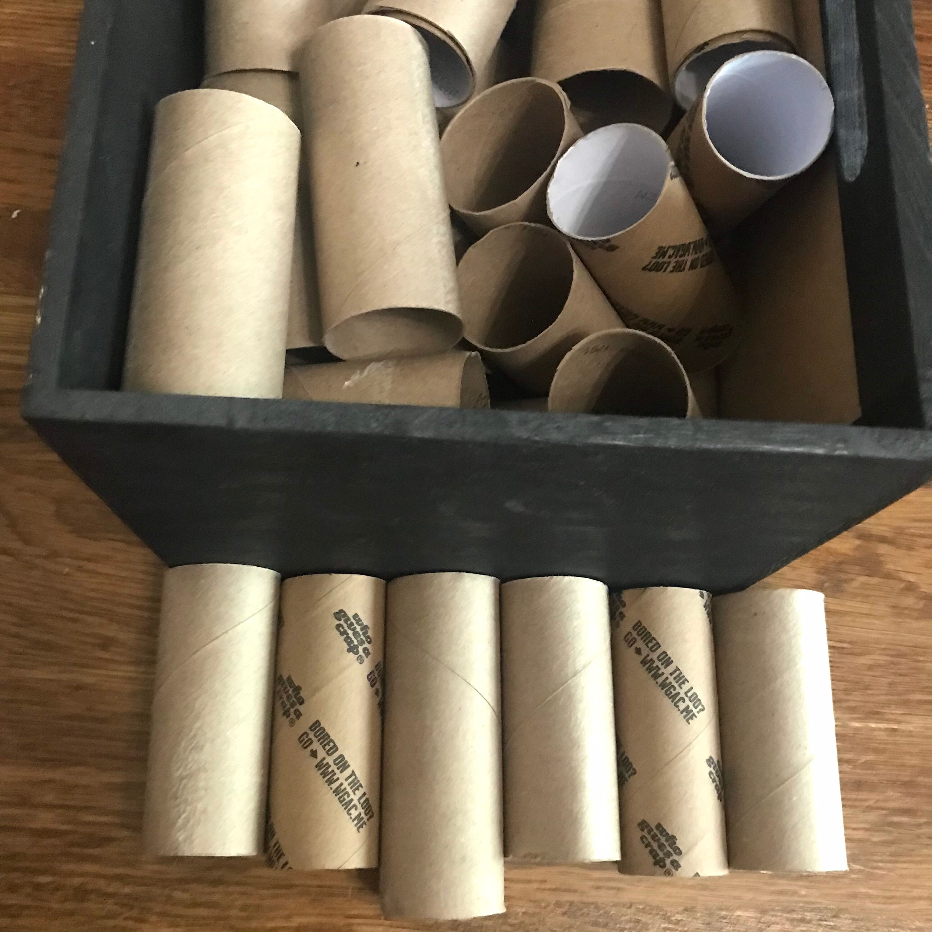 Lot of 50 Empty Clean Toilet Paper Rolls Cardboard 