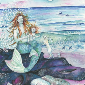 Grußkarte ""Mother's Day at the Beach""