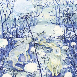 Carte de vœux « Winter in the Queens », carte vierge 5"x7 », enveloppe