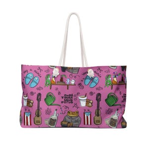 DeBÍ TiRAR MáS FOToS - Light Pink Weekender Bag