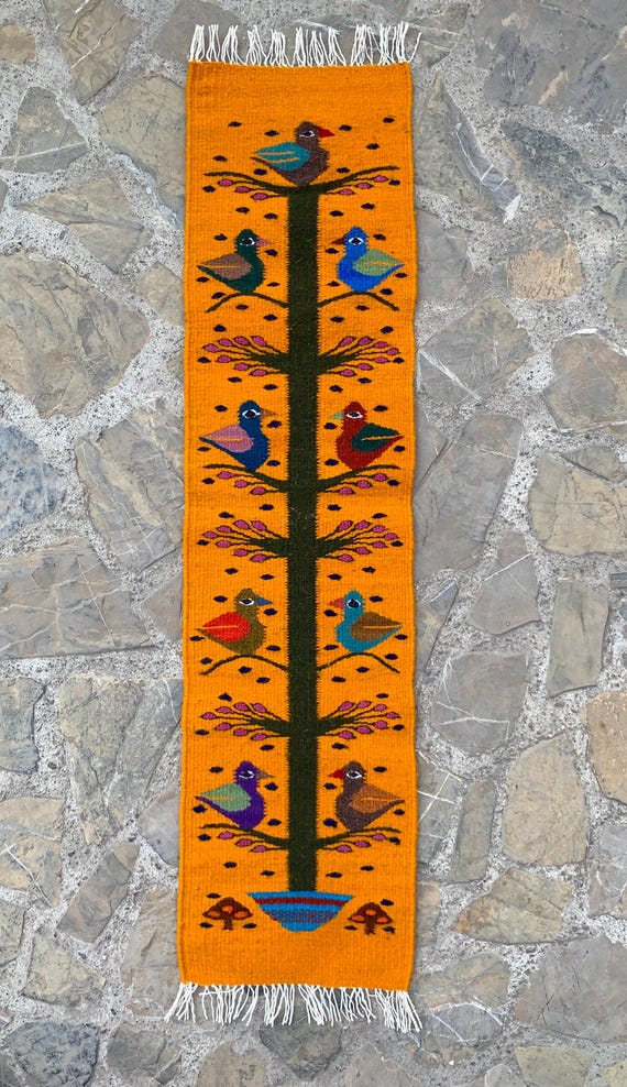 ヴィンテージ アメリカン クラフト メキシコ 手織りタペストリー