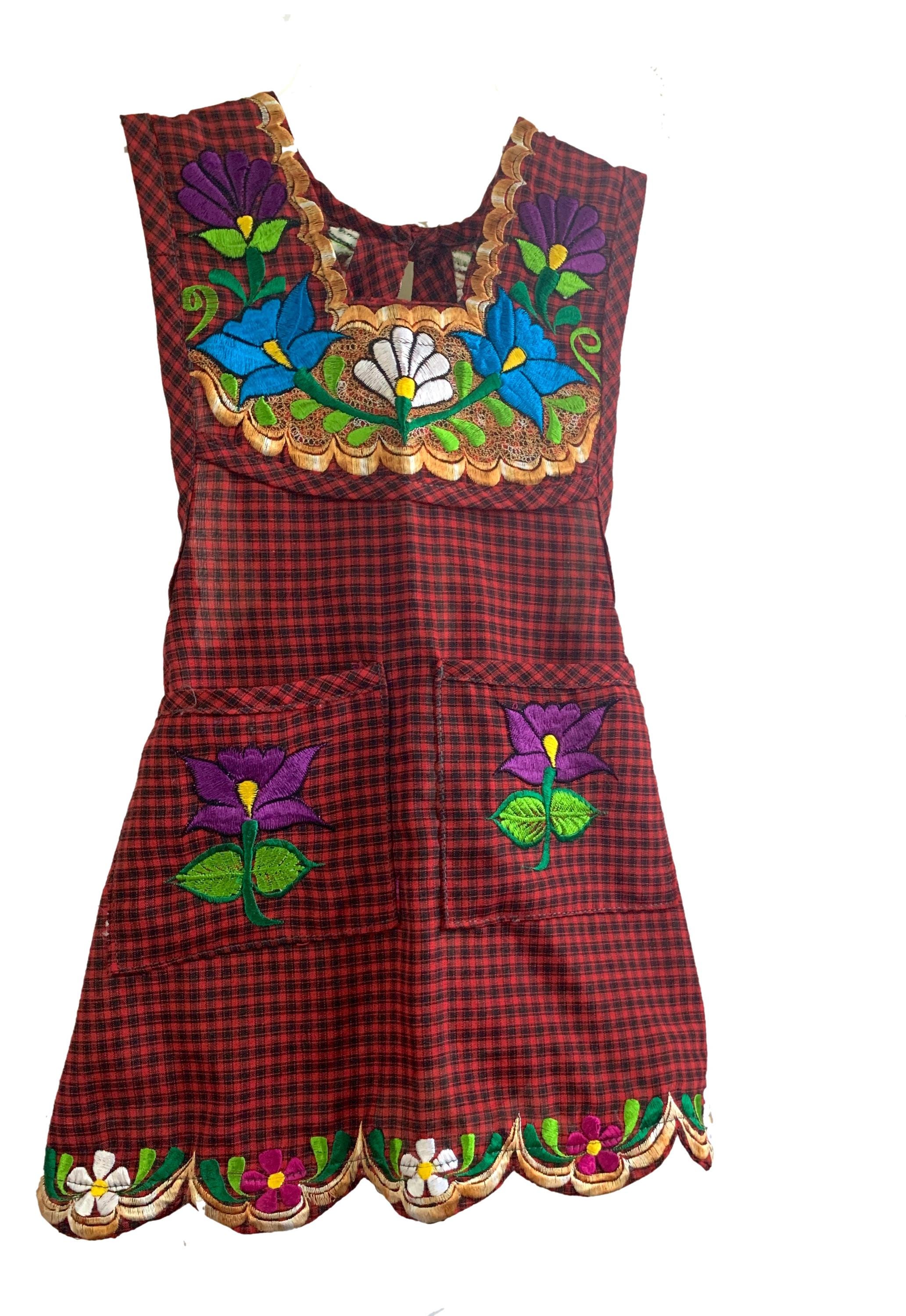 Brown Mexican Dress - Etsy Brown Mexican Dress - Etsy