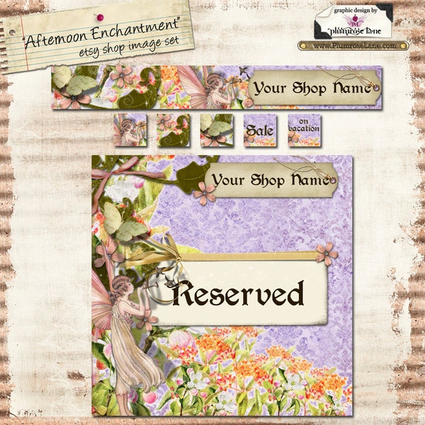 Afternoon Enchantment - etsy shop image set