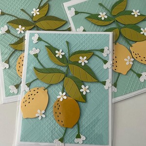 Fresh Lemons- blank cards- all occasion