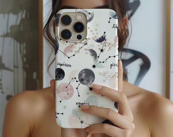 Zodiac Constellation Phone Case | Celestial Astrology iPhone, Samsung, Pixel Protection
