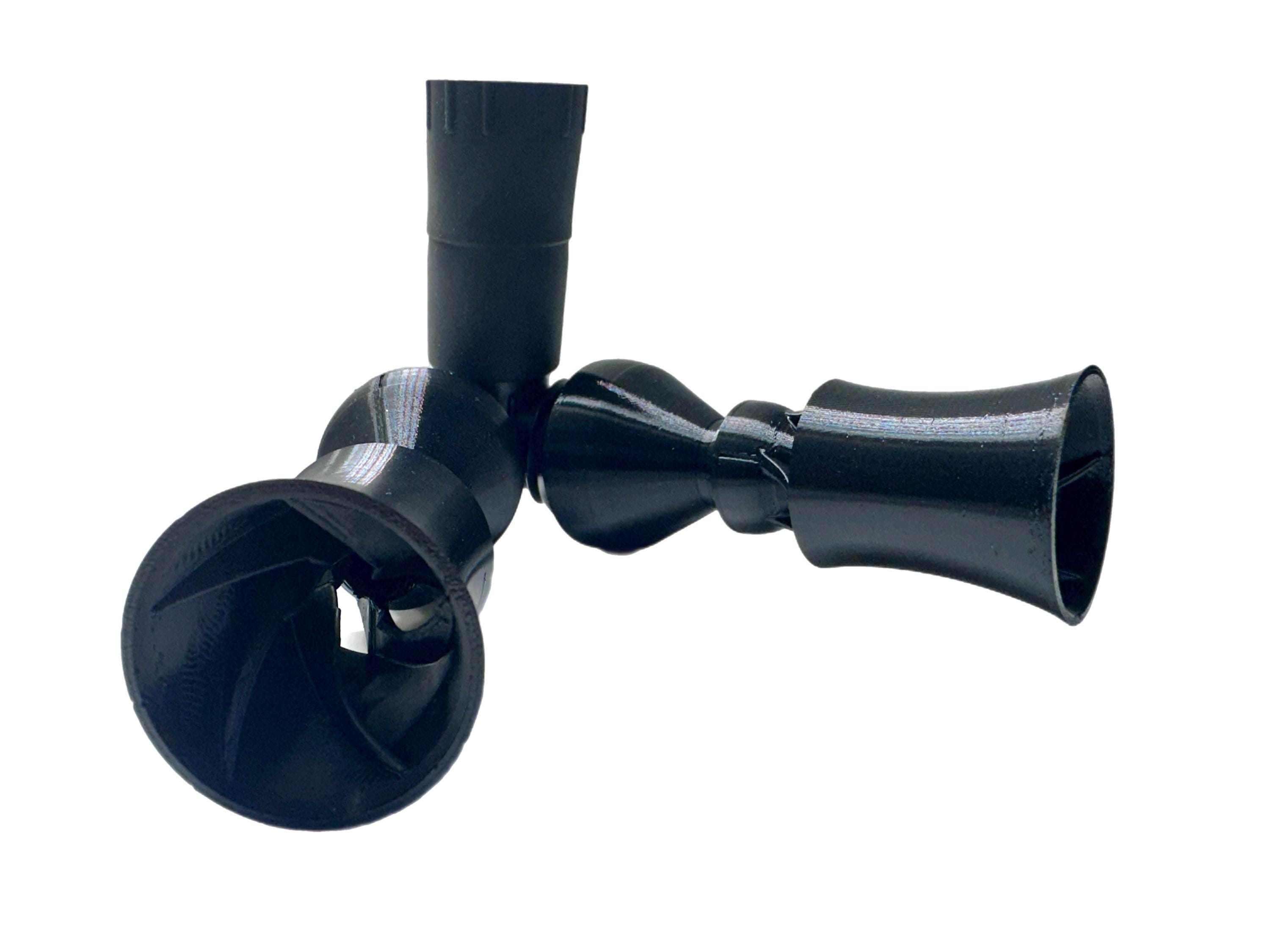 Random Flow Nozzles for Fluval FX2, FX4, FX6 (set of 2 + Adapters
