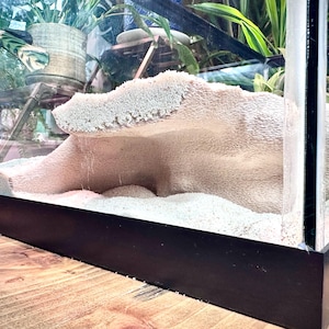 Spacious Corner Aquarium Terrarium Cave – Elevated Hideout for Fish & Reptiles