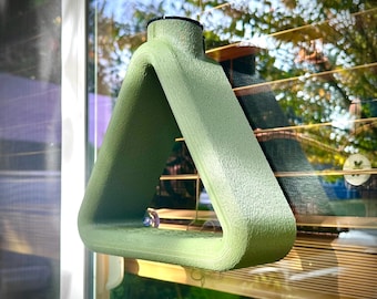 Window Bird Feeder – FROSTO “TriView” | Suction Cup Mount