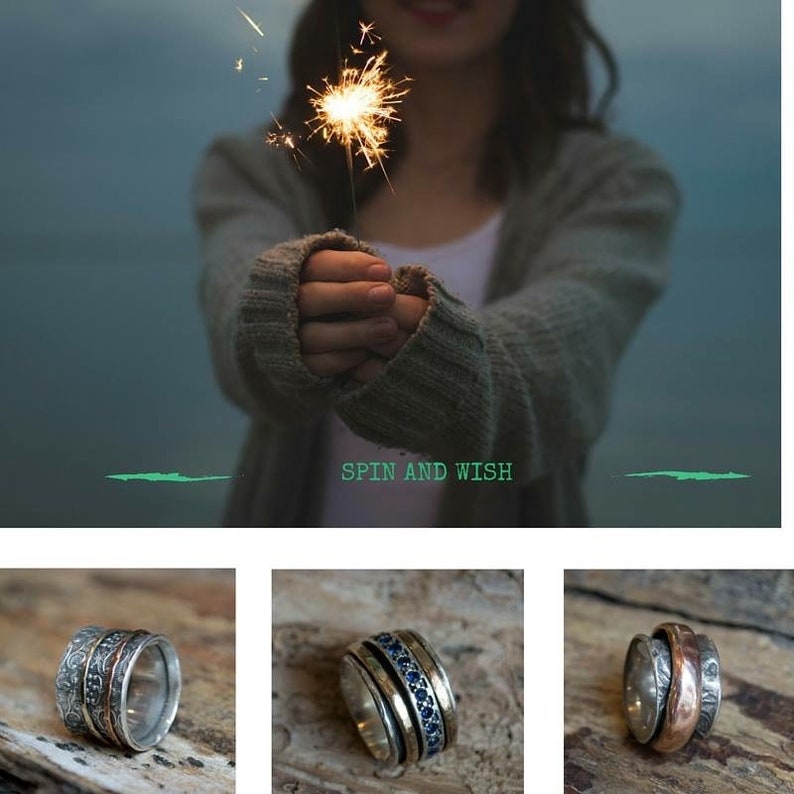 Silver coin ring, two-tone ring, tribal ring, sterling silver ring, rose gold ring, boho ring, gypsy ring, hippie ring, ethnic Epic R2270 image 10