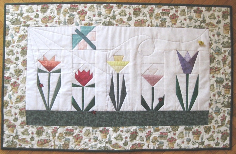 Springtime Garden Wall Hanging image 1