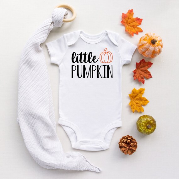 Fall Pumpkin Baby Onesie | Little Pumpkin | Fall Baby Onesie | Baby ...