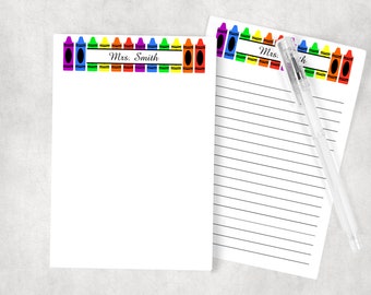 Personalized Teachers Notepad | Teachers Appreciation | Housewarming Gift | Writing Pad | To Do List | Teacher Gift