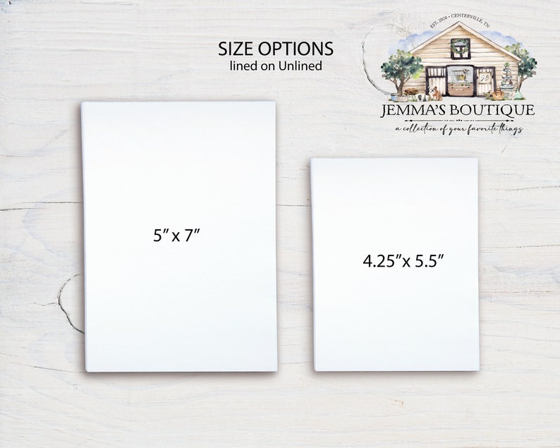 Personalized Notepad, Teachers Appreciation, Housewarming Gift, Spring Birds and Flowers, Writing Pad, To Do List image 3