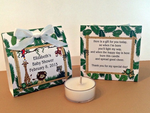 safari candles baby shower