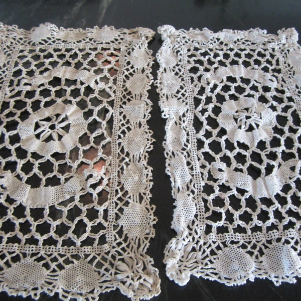 Vintage Crochet Doilies and Runners Large Lot of 15