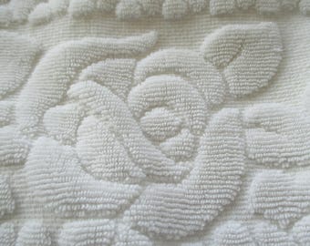 Vintage Herka White Terrycloth Towels Set of 2 Made in Austria