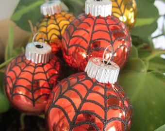 Vintage Christopher Radko Shiny Brite Halloween Ornaments Set of 5