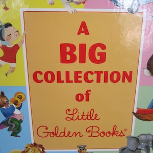 Vintage Children's Book A Big Collection of Little Golden Books