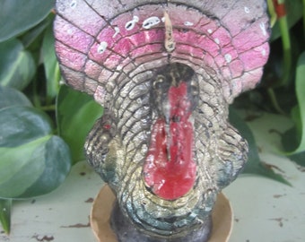 Vintage Gurley Figural Turkey Candle