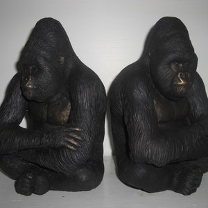Mountain Gorilla Silverback Bookends