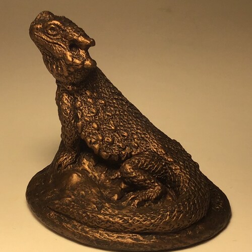 Bearded Dragon Sculpture Etsy