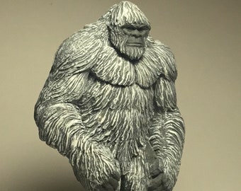 Bigfoot Sasquatch  Yeti sculpture small New white finish