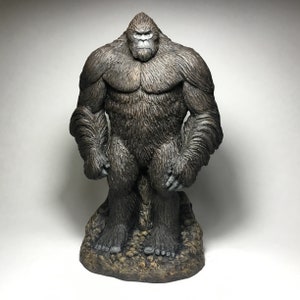 Bigfoot Sasquatch sculpture new statue large brown finish