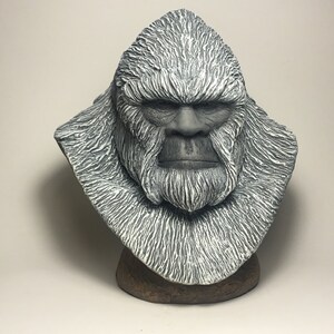 Bigfoot Sasquatch  Yeti LAST CHANCE a selling my molds!  new large bust white finish
