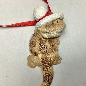 Bearded Dragon Christmas ornament small normal color