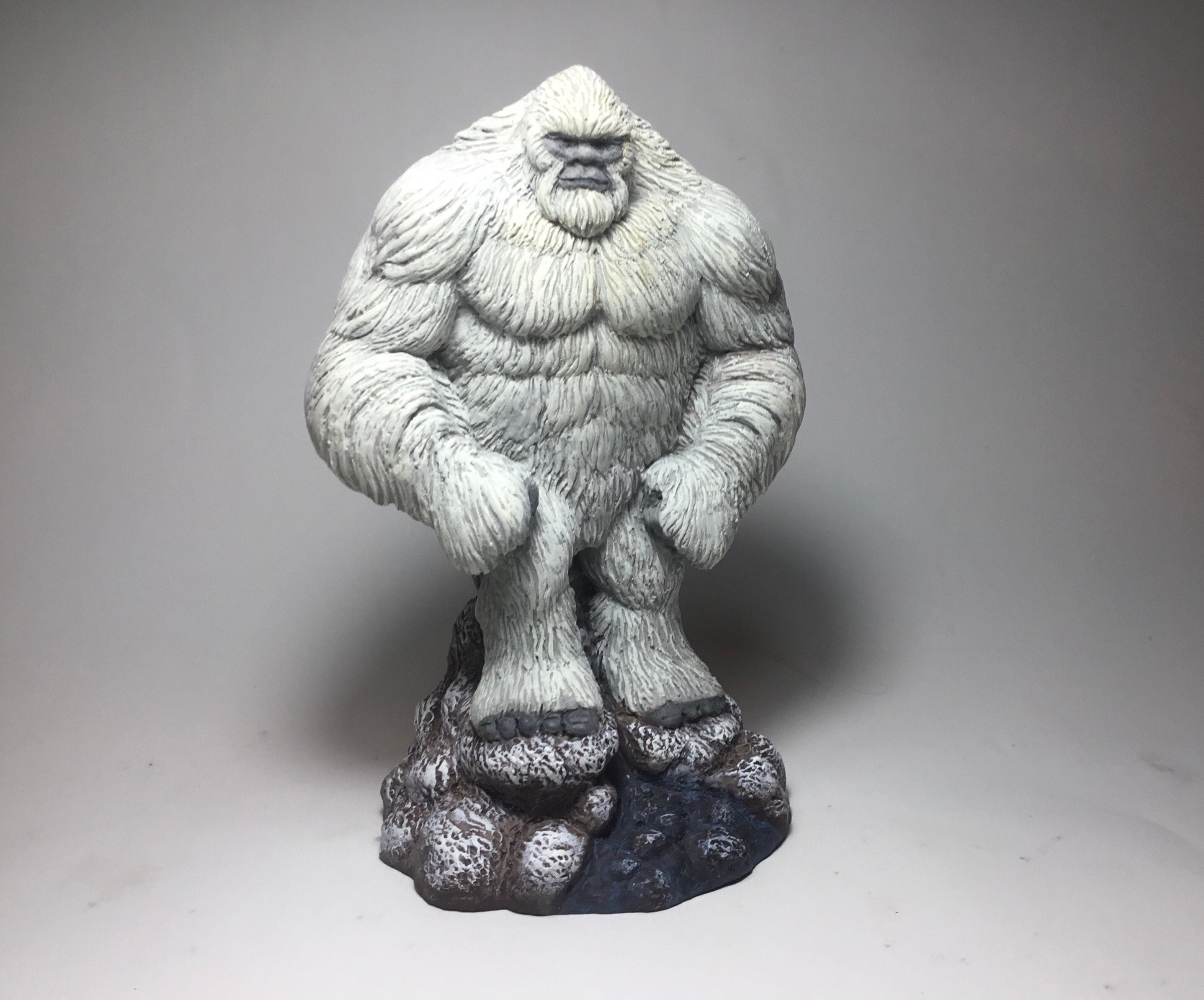 NEW White Bigfoot Sasquatch Figure Mountain Spring Giant