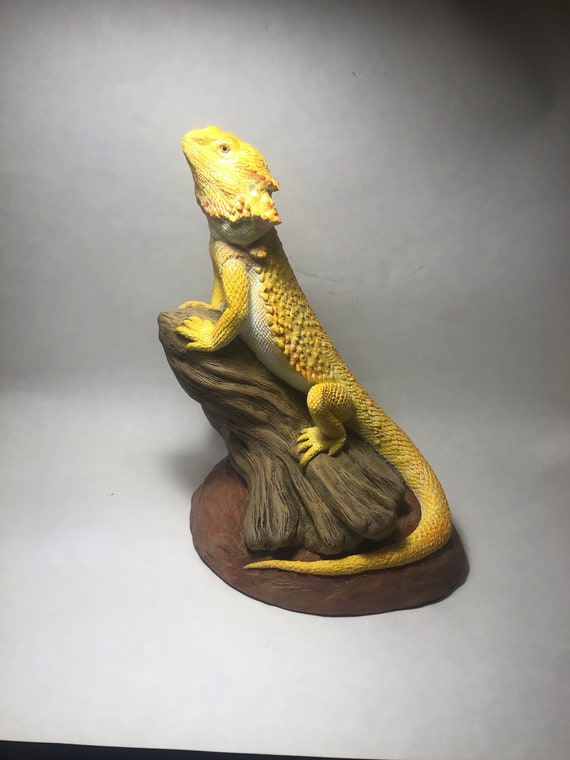 Bronze Bearded Dragon Sculpture informacionpublica.svet.gob.gt