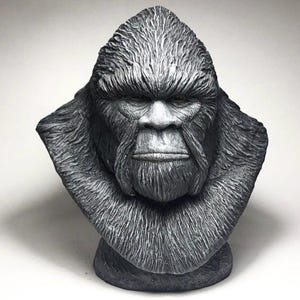 Bigfoot Sasquatch new large bust black  finish LAST CHANCE SELLING Amy Bigfoot molds