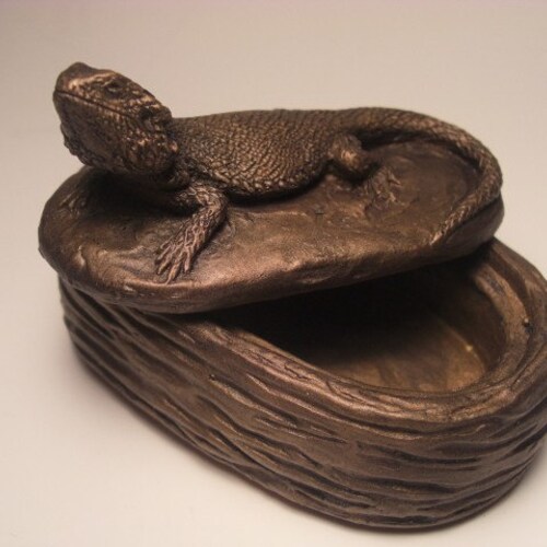 Bearded Dragon Sculpture Etsy