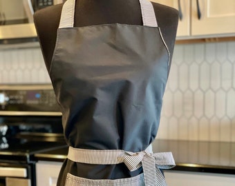 Black Stripes Apron