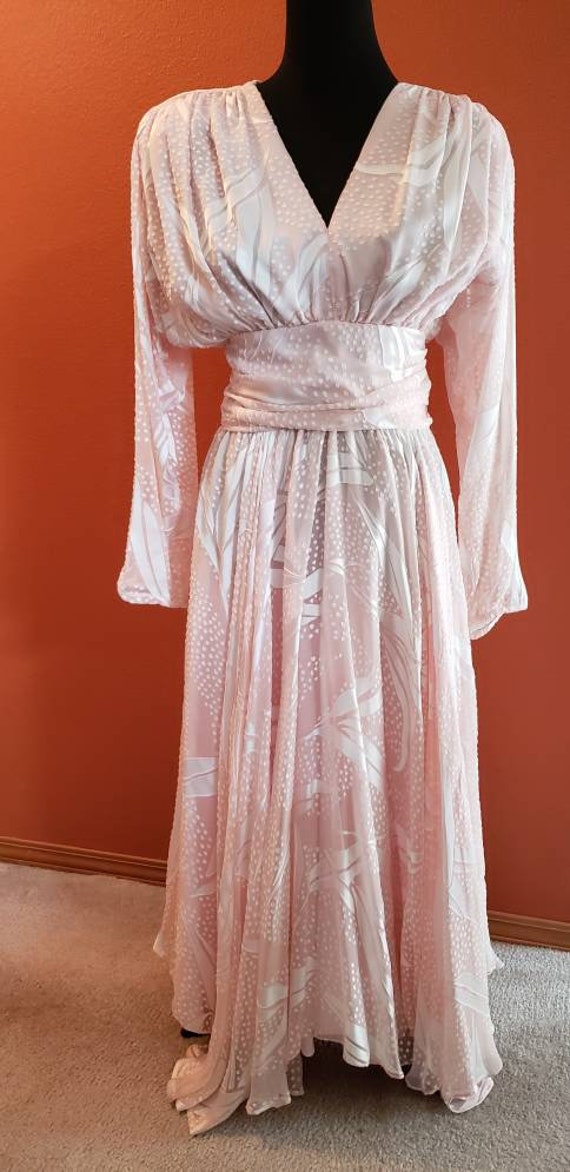 pale pink occasion dress