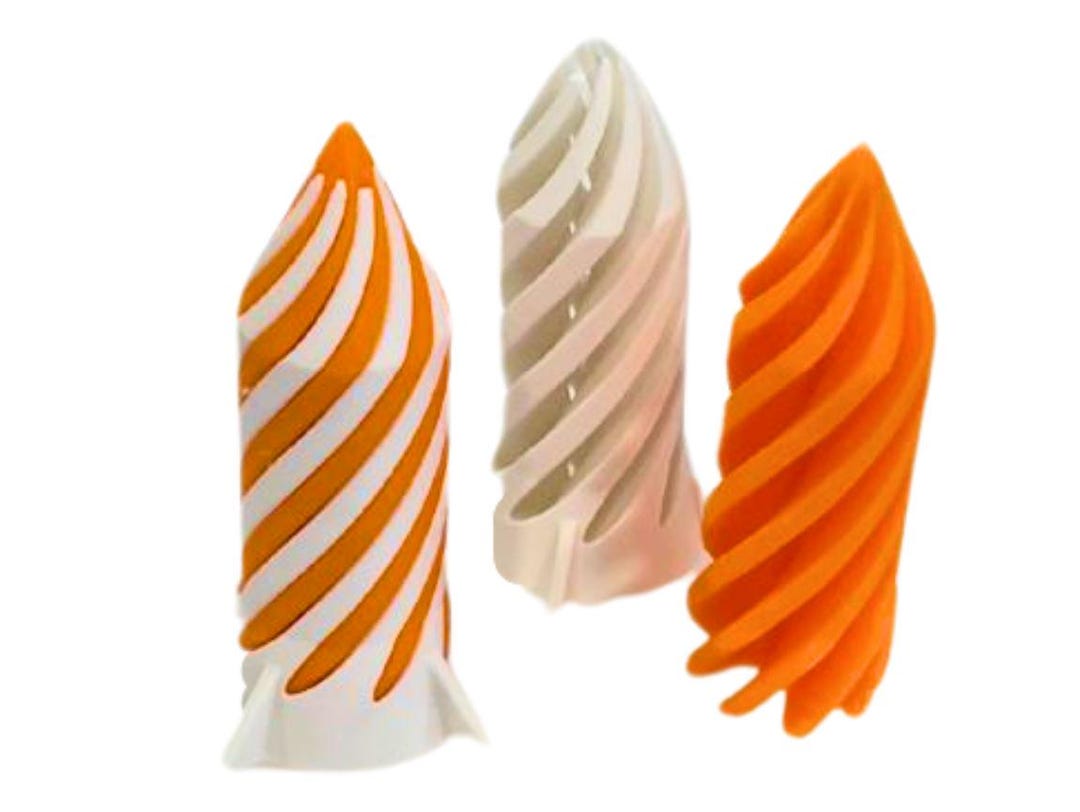 Rocket Fidget Toy - Orange and White - Etsy
