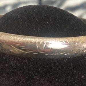 Vintage Silver Bangle Bracelet