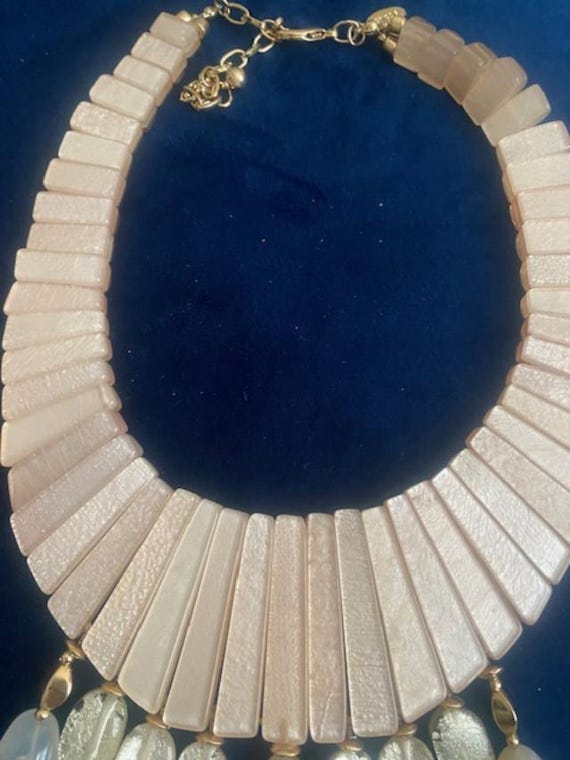 Chicos Statement Mother of Pearl Necklace - image 2