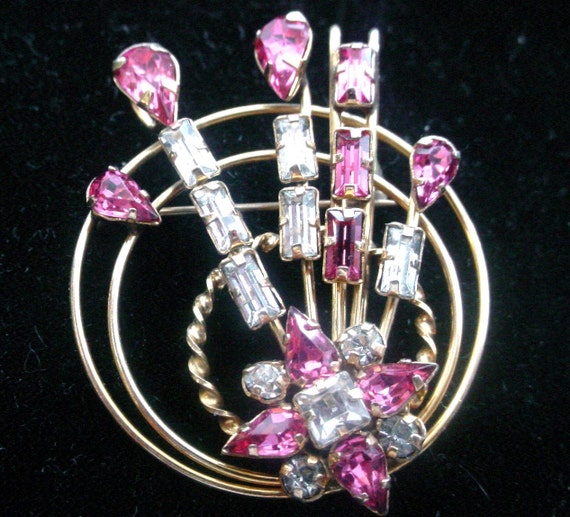 20+ Art Deco Rhinestone Brooch