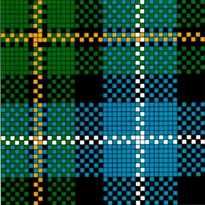 MacNeil of Barra : Tartan Throw Crochet Pattern