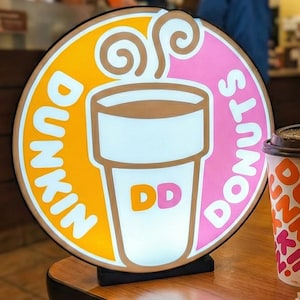 Dunkin Donuts Neon Sign - Etsy