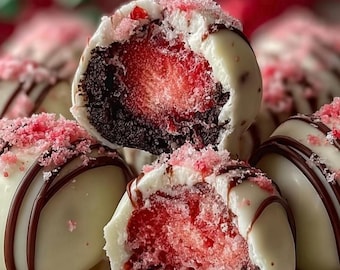 Best Recipe For Strawberry Shortcake Oreo Balls, Easy Recipe, Printable Recipe PDF, Homemade Digital Download