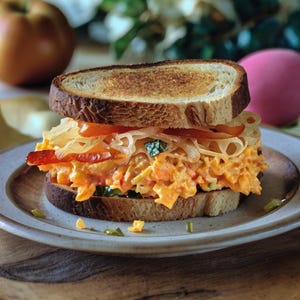 Best Recipe For Pimento Cheese Sandwich, Easy Recipe, Printable Recipe PDF, Homemade Recipe Download, Sandwich Recipe