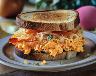 Receta de sándwich de queso con pimientos, guía fácil para prepararlo en casa (PDF imprimible)