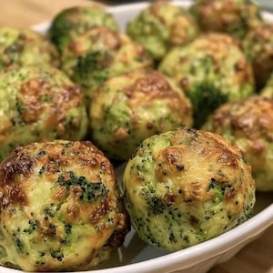 Best Recipe For Baked Broccoli Cheese Balls, Easy Recipe, Printable Recipe PDF, Homemade Recipe Download