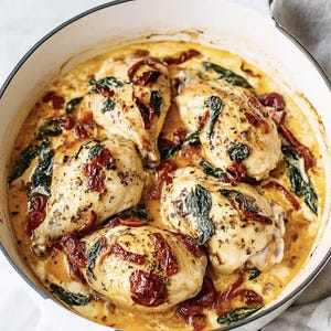 Best Recipe For Baked Tuscan Chicken, Easy Recipe, Printable Recipe PDF, Homemade Recipe Download
