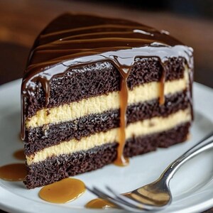 Best Recipe Of Salted Caramel Chocolate Cheesecake, Easy Dessert Recipe, Printable Recipe PDF, Homemade Download