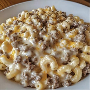 Best Recipe For Tender Ranch Beef & Cheddar Macaroni Melt, Easy Recipe, Printable Recipe PDF, Homemade Download