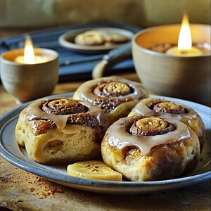 Best Recipe For Banana Bread Cinnamon Rolls, Easy Dessert Recipe, Printable Recipe PDF, Homemade Download
