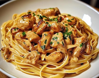 Best Recipe For Cowboy Butter Chicken Linguine, Easy Chicken Recipe, Printable Recipe PDF, Homemade Recipe Download